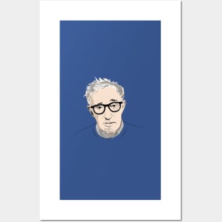 Woody Allen Portrait Posters and Art